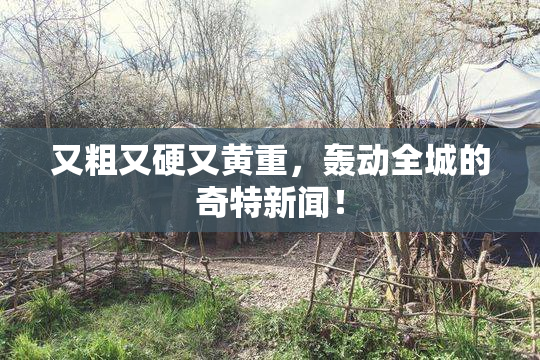 又粗又硬又黄重，轰动全城的奇特新闻！