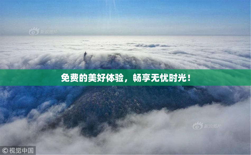 免费的美好体验，畅享无忧时光！