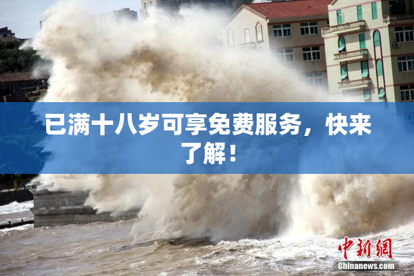 已满十八岁可享免费服务，快来了解！