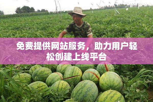 免费提供网站服务，助力用户轻松创建上线平台