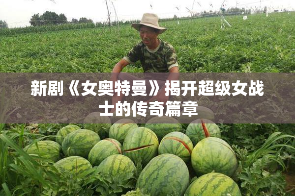 新剧《女奥特曼》揭开超级女战士的传奇篇章