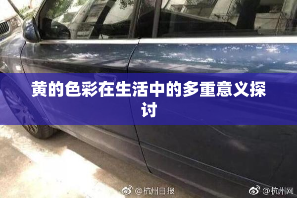 黄的色彩在生活中的多重意义探讨