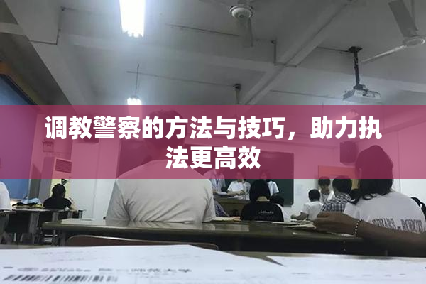调教警察的方法与技巧，助力执法更高效