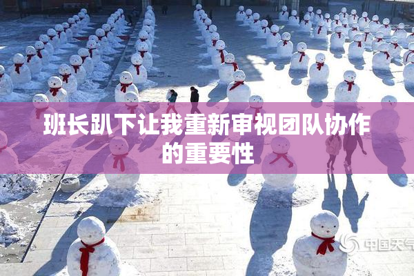 班长趴下让我重新审视团队协作的重要性