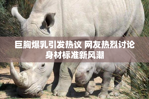 巨胸爆乳引发热议 网友热烈讨论身材标准新风潮