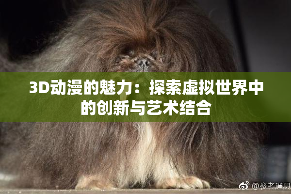 3D动漫的魅力：探索虚拟世界中的创新与艺术结合