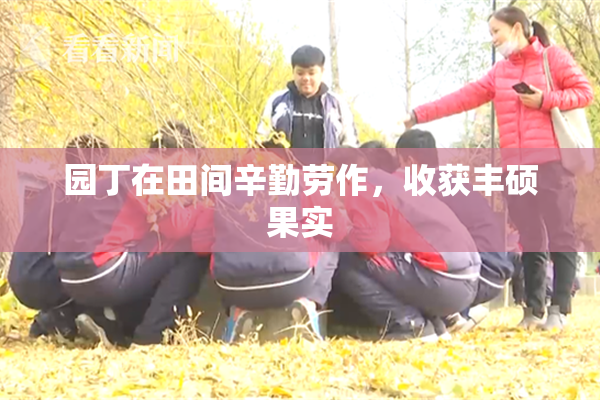园丁在田间辛勤劳作，收获丰硕果实