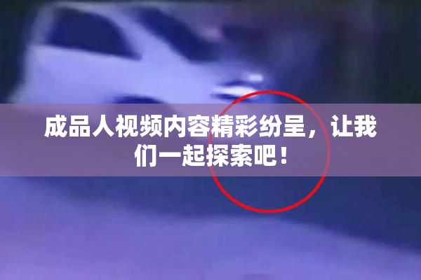 成品人视频内容精彩纷呈，让我们一起探索吧！
