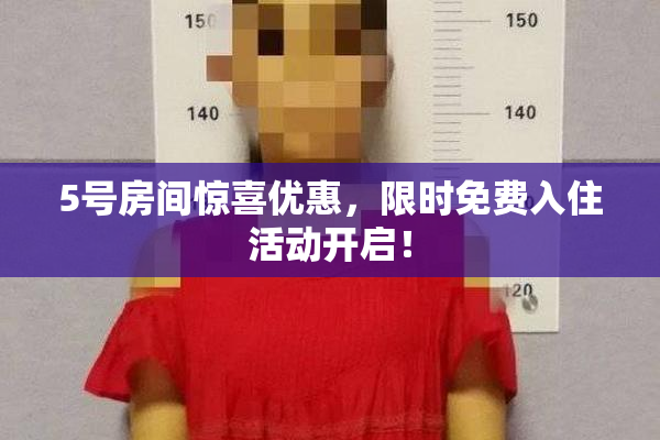 5号房间惊喜优惠，限时免费入住活动开启！