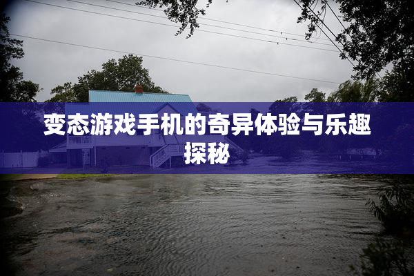 变态游戏手机的奇异体验与乐趣探秘