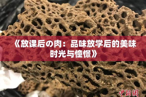 《放课后の肉：品味放学后的美味时光与憧憬》