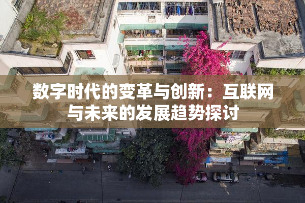 数字时代的变革与创新：互联网与未来的发展趋势探讨