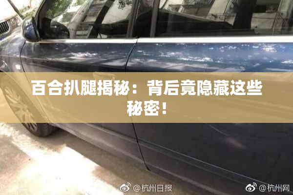 百合扒腿揭秘：背后竟隐藏这些秘密！