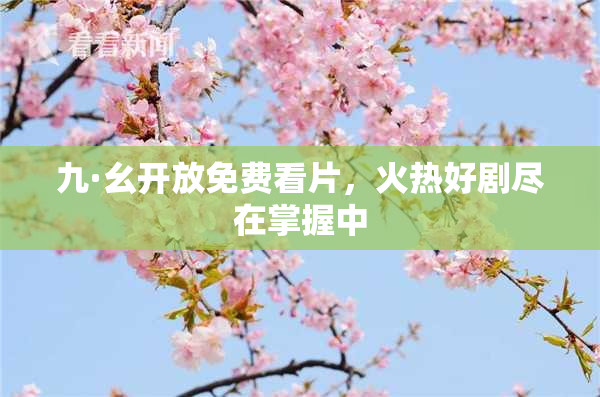九·幺开放免费看片，火热好剧尽在掌握中