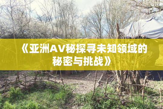 《亚洲AV秘探寻未知领域的秘密与挑战》