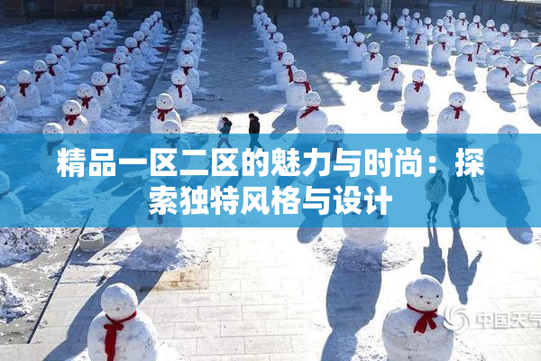 精品一区二区的魅力与时尚：探索独特风格与设计