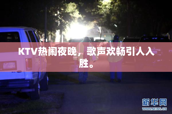 KTV热闹夜晚，歌声欢畅引人入胜。