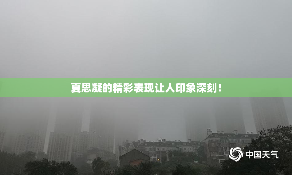 夏思凝的精彩表现让人印象深刻！