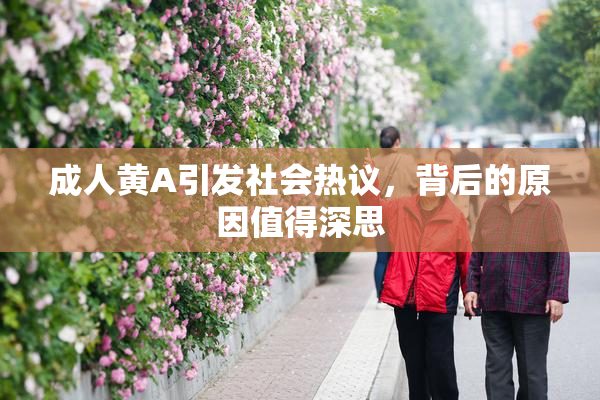成人黄A引发社会热议，背后的原因值得深思