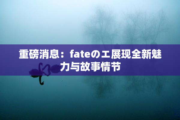 重磅消息：fateのエ展现全新魅力与故事情节