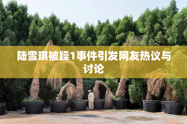 陆雪琪被躁1事件引发网友热议与讨论