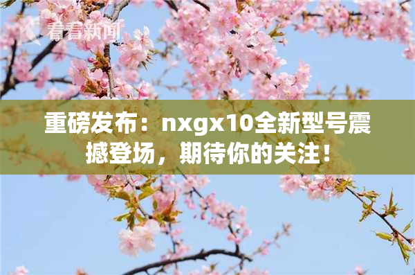 重磅发布：nxgx10全新型号震撼登场，期待你的关注！