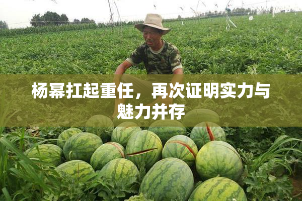 杨幂扛起重任，再次证明实力与魅力并存