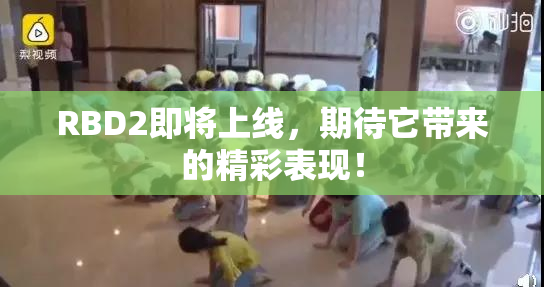 RBD2即将上线，期待它带来的精彩表现！