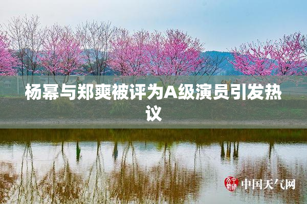 杨幂与郑爽被评为A级演员引发热议