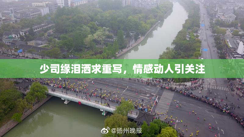 少司缘泪洒求重写，情感动人引关注