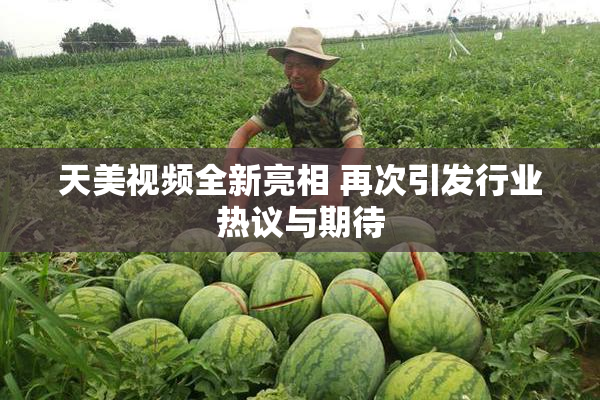 天美视频全新亮相 再次引发行业热议与期待