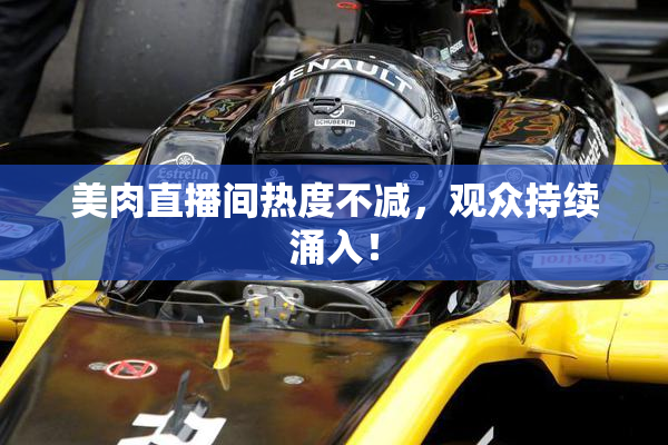 美肉直播间热度不减，观众持续涌入！