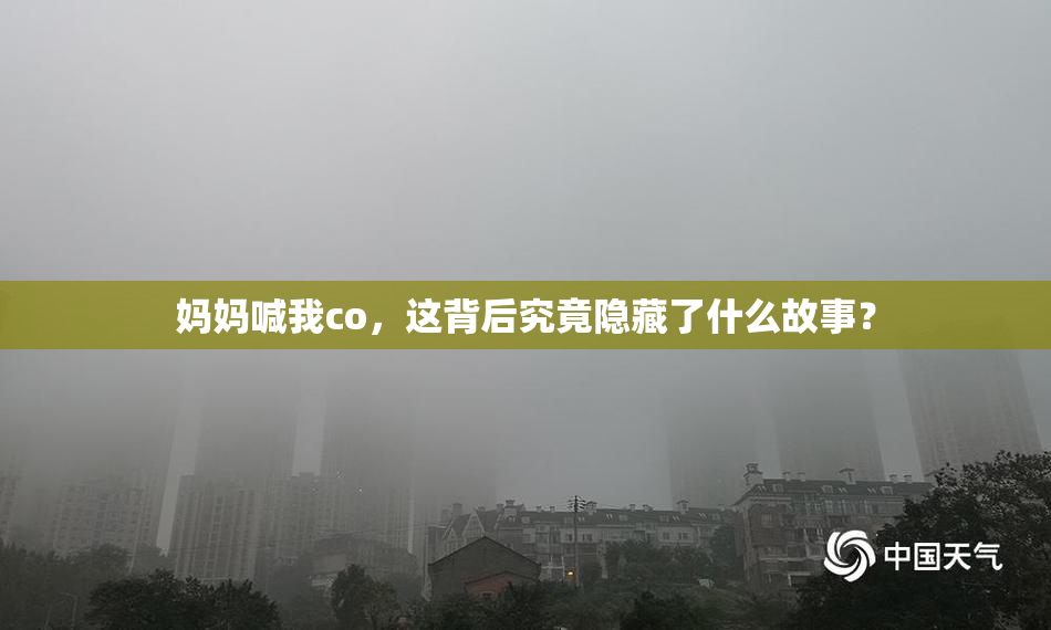 妈妈喊我co，这背后究竟隐藏了什么故事？