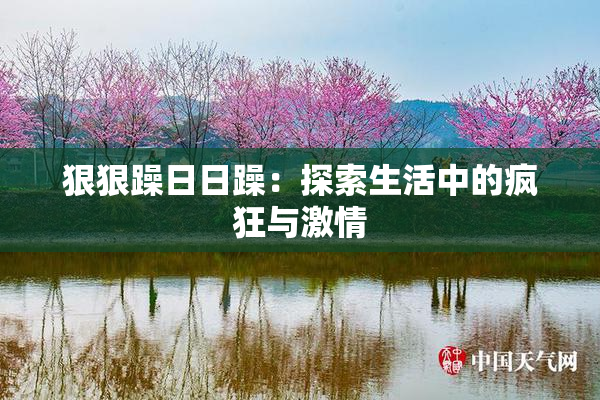 狠狠躁日日躁：探索生活中的疯狂与激情