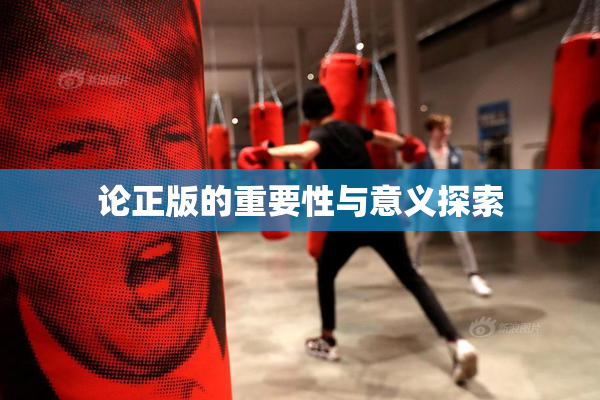 论正版的重要性与意义探索