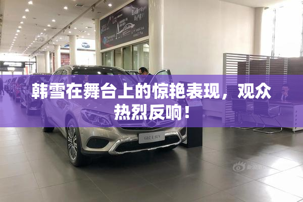 韩雪在舞台上的惊艳表现，观众热烈反响！