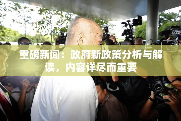 重磅新闻：政府新政策分析与解读，内容详尽而重要