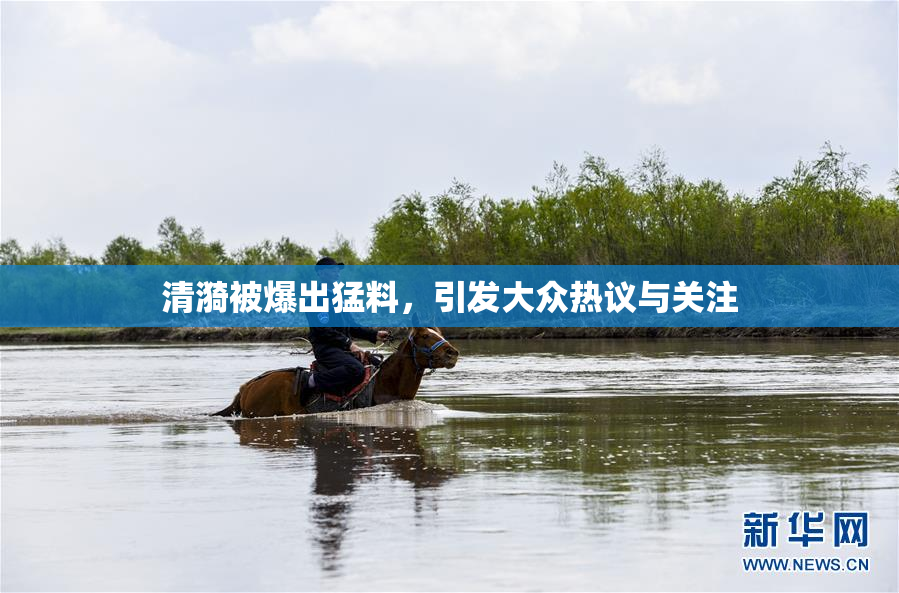 清漪被爆出猛料，引发大众热议与关注