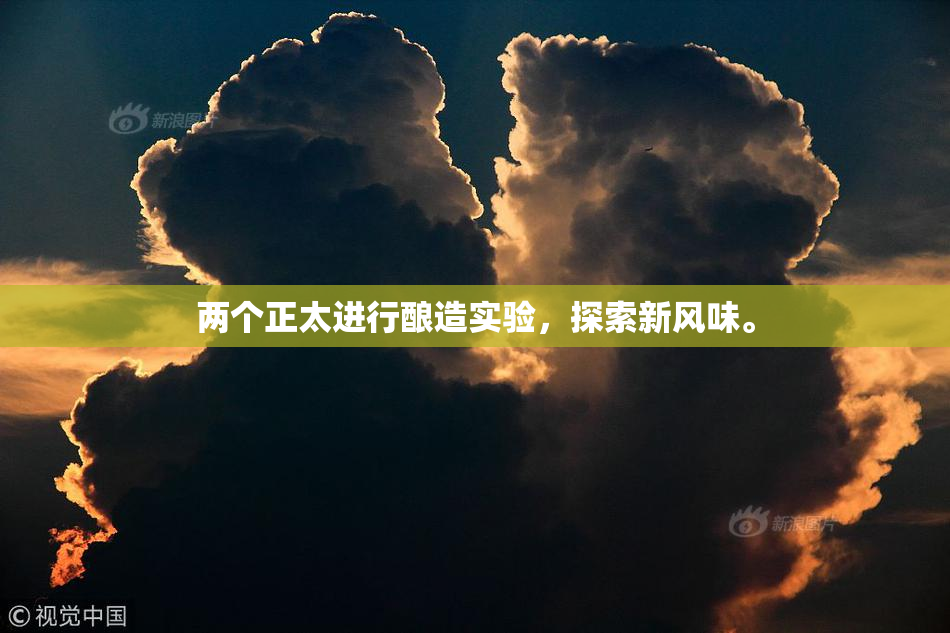 两个正太进行酿造实验，探索新风味。