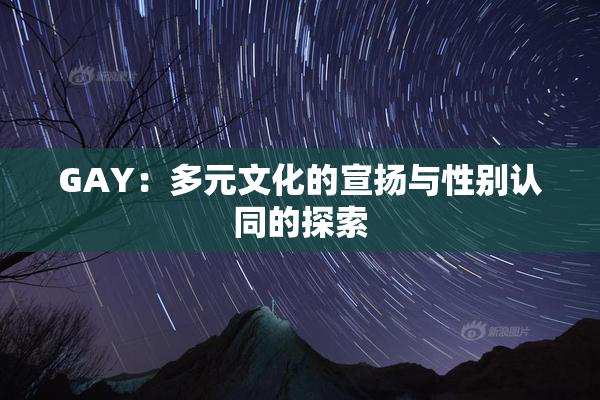 GAY：多元文化的宣扬与性别认同的探索