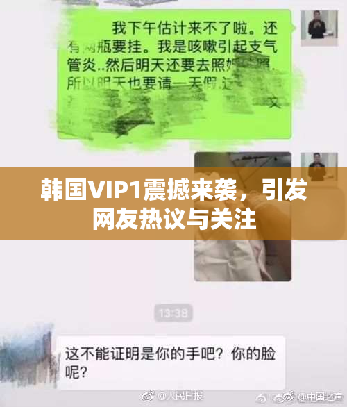 韩国VIP1震撼来袭，引发网友热议与关注