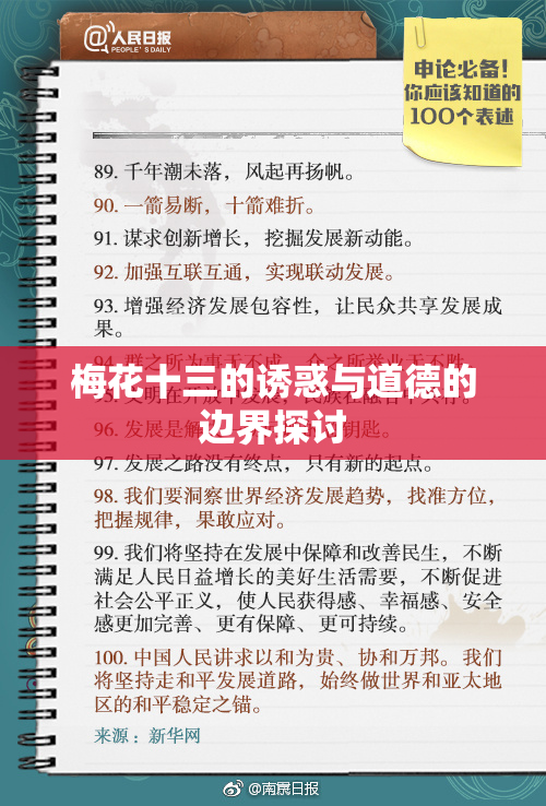 梅花十三的诱惑与道德的边界探讨