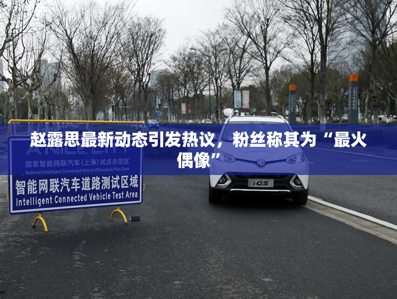赵露思最新动态引发热议，粉丝称其为“最火偶像”