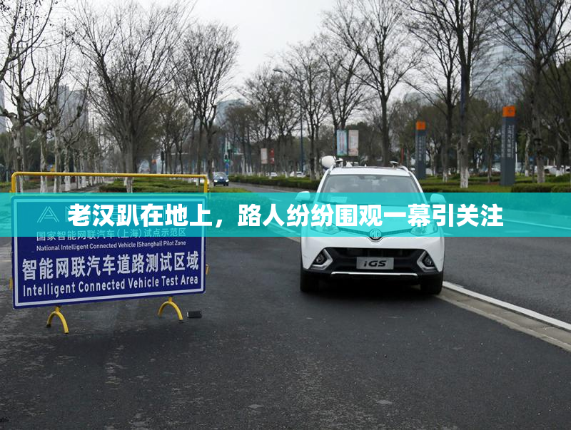 老汉趴在地上，路人纷纷围观一幕引关注