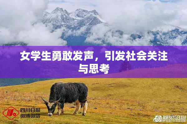 女学生勇敢发声，引发社会关注与思考
