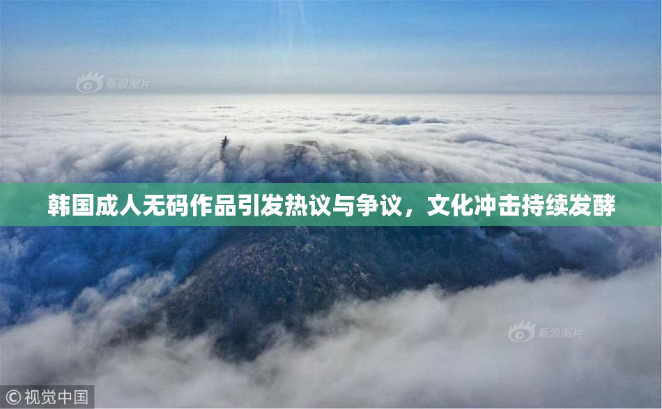 韩国成人无码作品引发热议与争议，文化冲击持续发酵