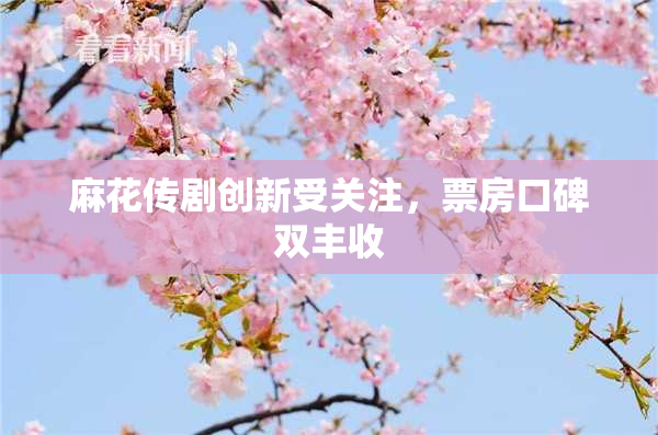 麻花传剧创新受关注，票房口碑双丰收