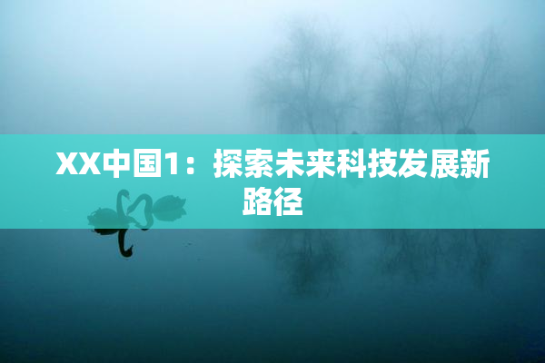 XX中国1：探索未来科技发展新路径