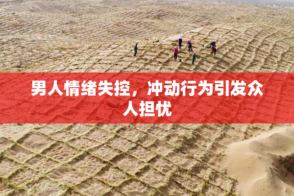 男人情绪失控，冲动行为引发众人担忧