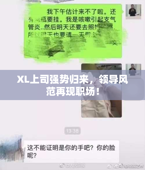 XL上司强势归来，领导风范再现职场！